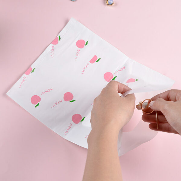 Jewelry bags, night market transparent tote bags, plastic wholesale stalls, earrings, gift bags, disposable Internet celebrity small bags - Image 3