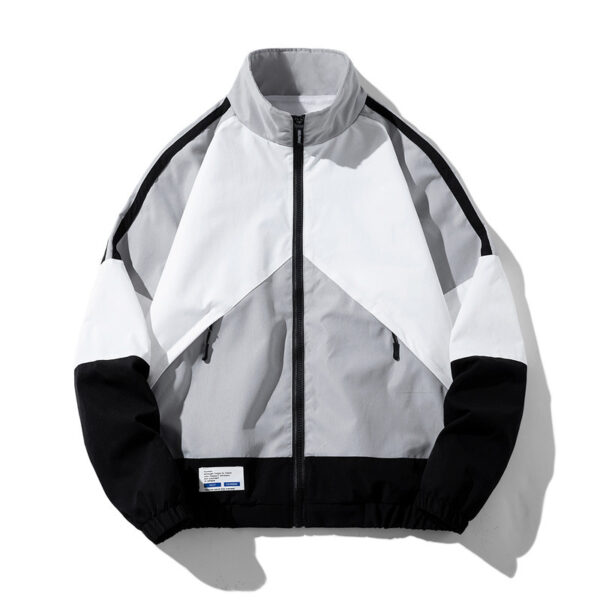 New men's jacket for spring and autumn, athleisure loose jacket, youth color top, everyday versatile jacket - Image 2